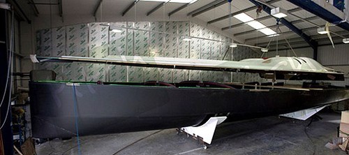 Artemis II first dry hull and deck fitting November 2007 © Lloyd Images http://lloydimagesgallery.photoshelter.com/